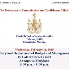 The Governor's Commission on Caribbean Affairs February 2015 Commission Meeting